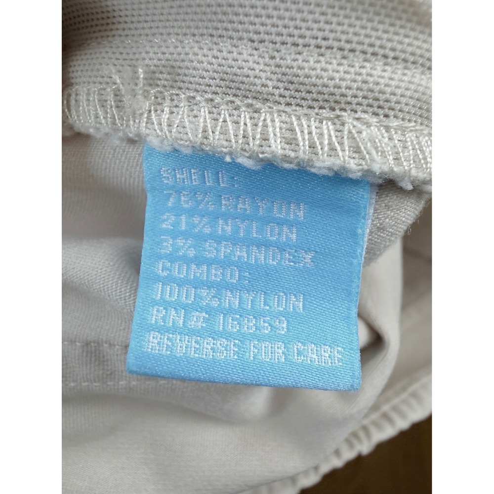 J.McLaughlin Masie Slim Tapered Leg Elastic Waist Pull-On Pant Sand Beige Size 2 - Picture 4 of 7